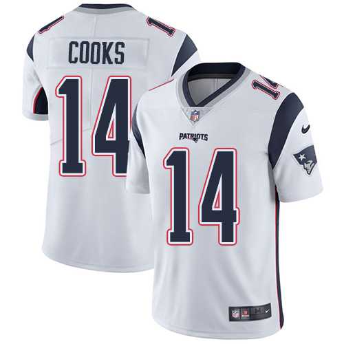 Nike New England Patriots #14 Brandin Cooks White NFL Vapor Untouchable Limited Jersey,We sell and wholesale Nike New England Patriots #14 Brandin Cooks White NFL Vapor Untouchable Limited Jersey on line form chian!